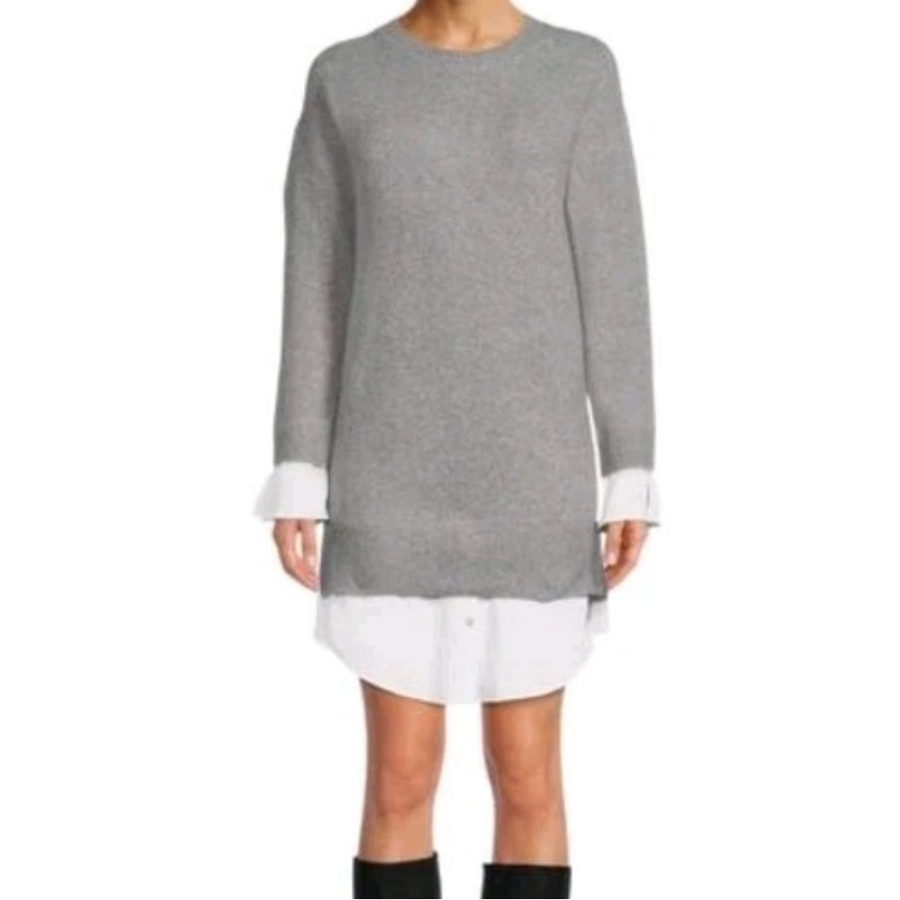 Time and Tru Heather Gray Sweater